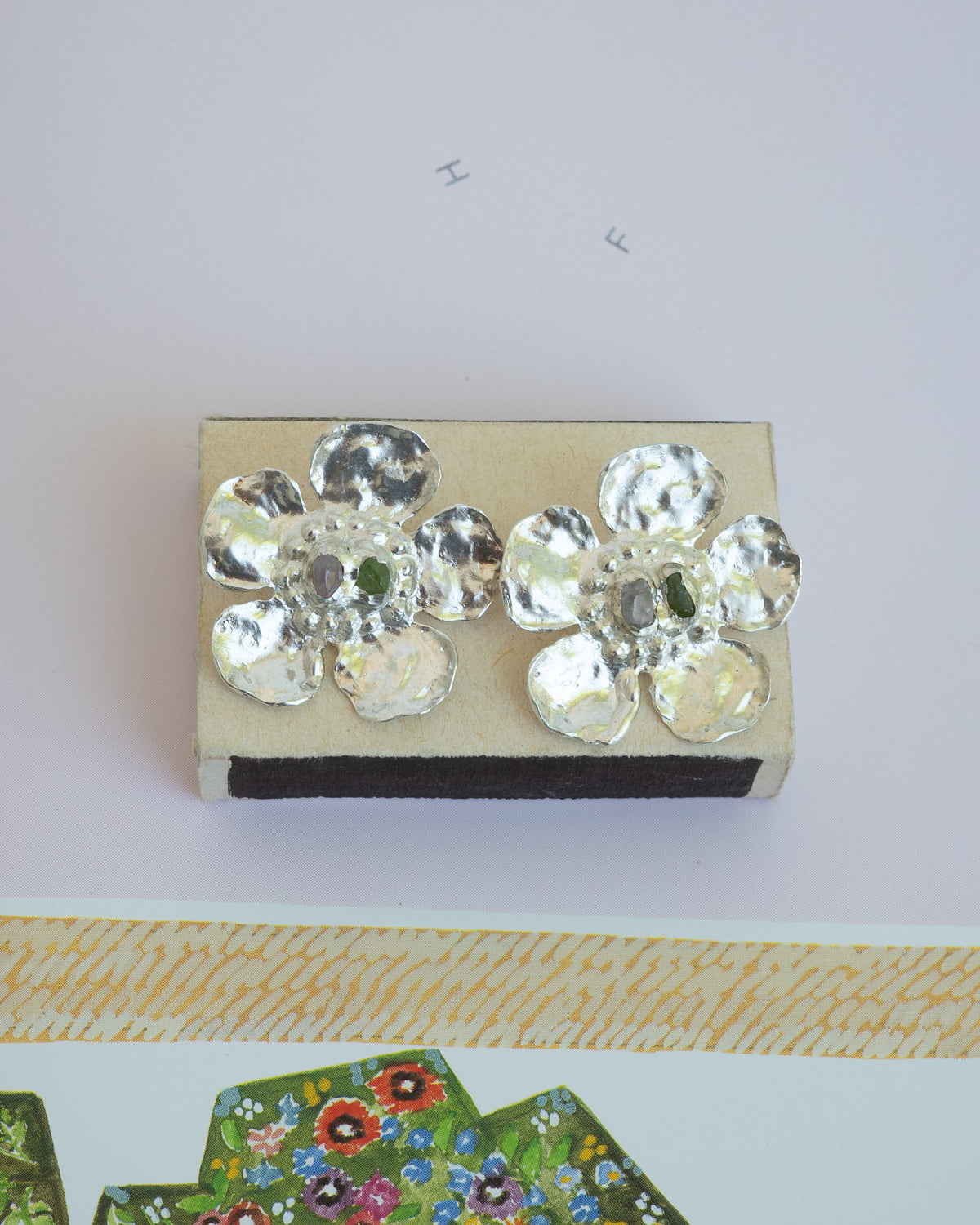yrsa with peridot and morganite