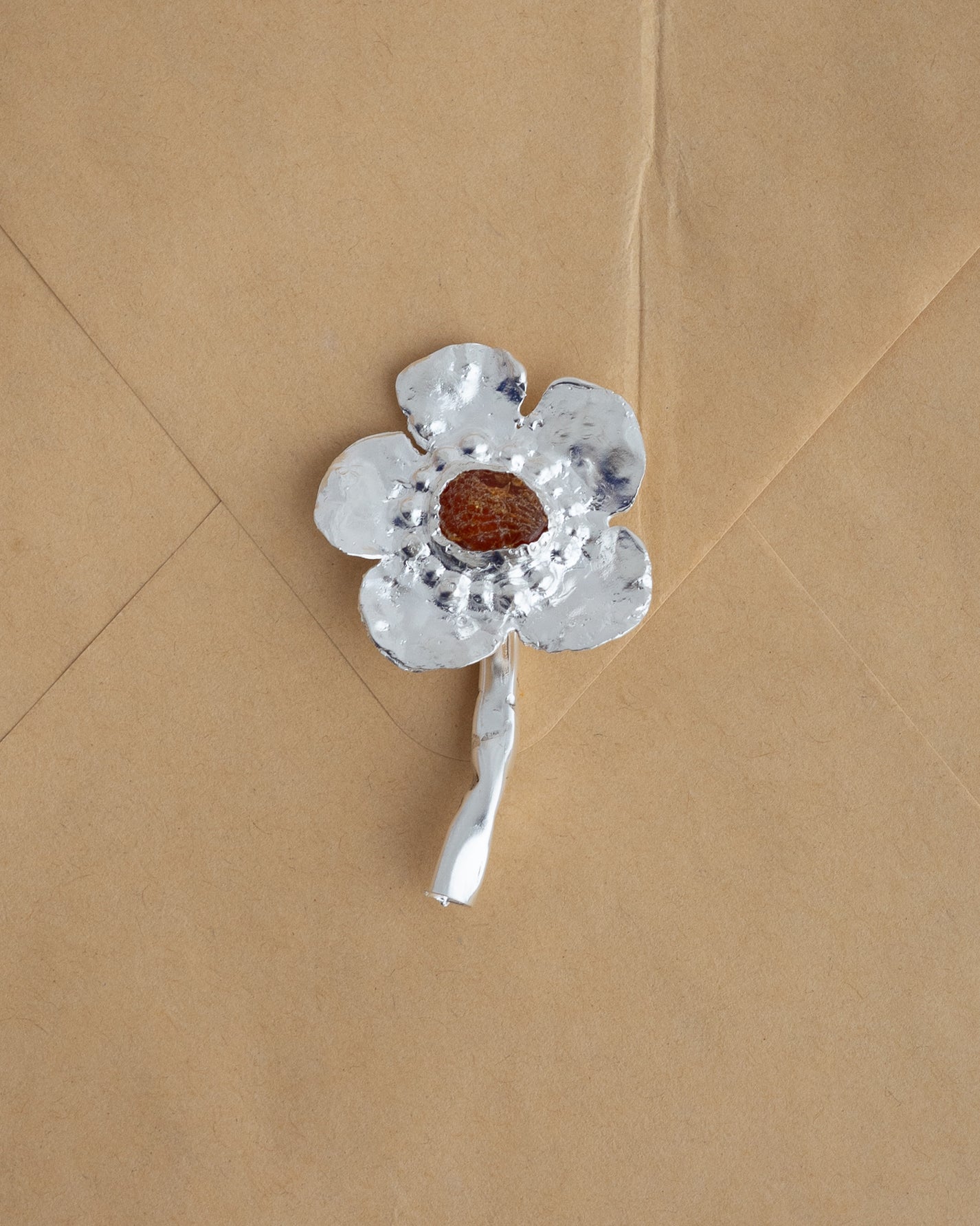 tiny flower brooch