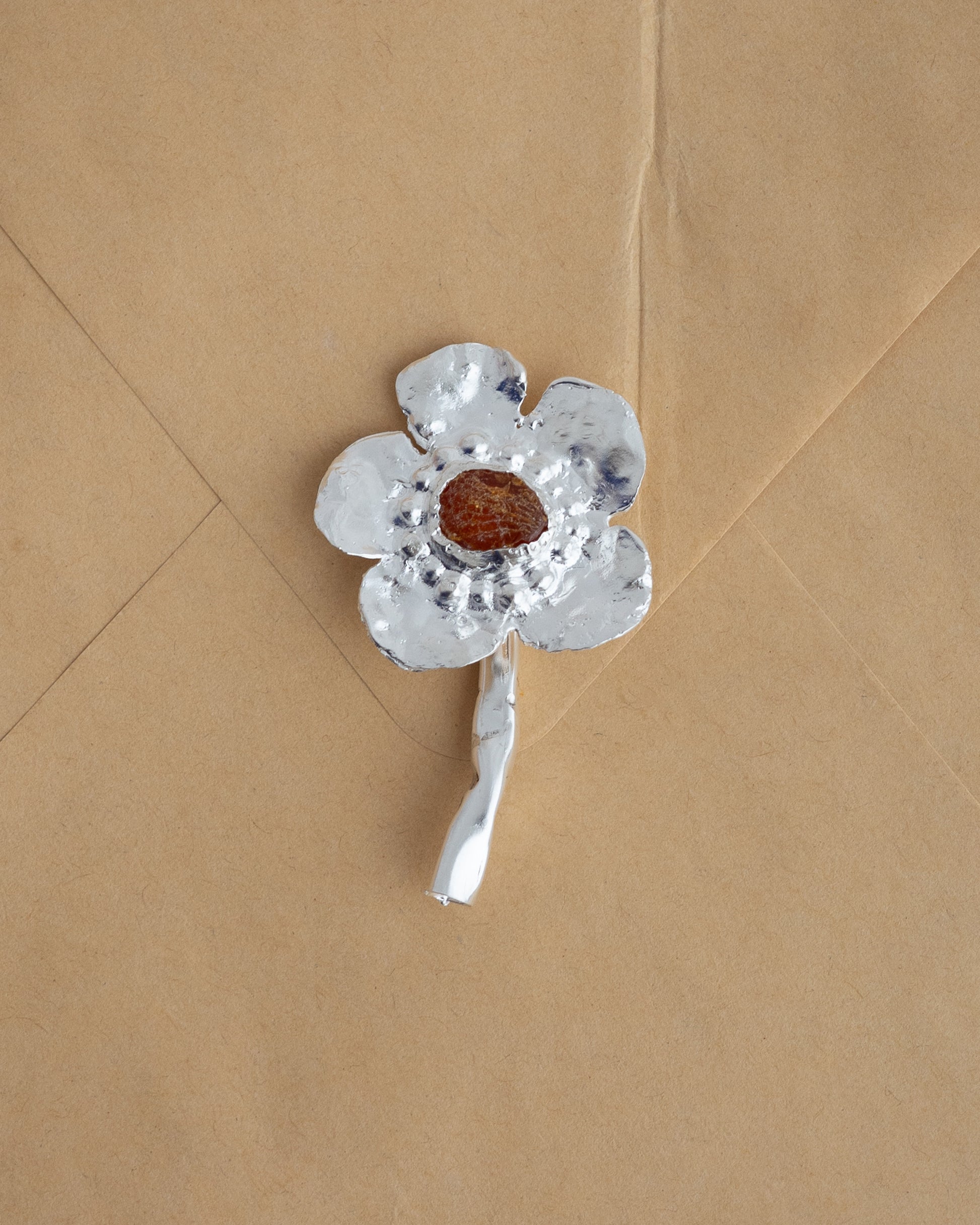 tiny flower brooch