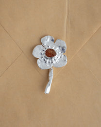 tiny flower brooch