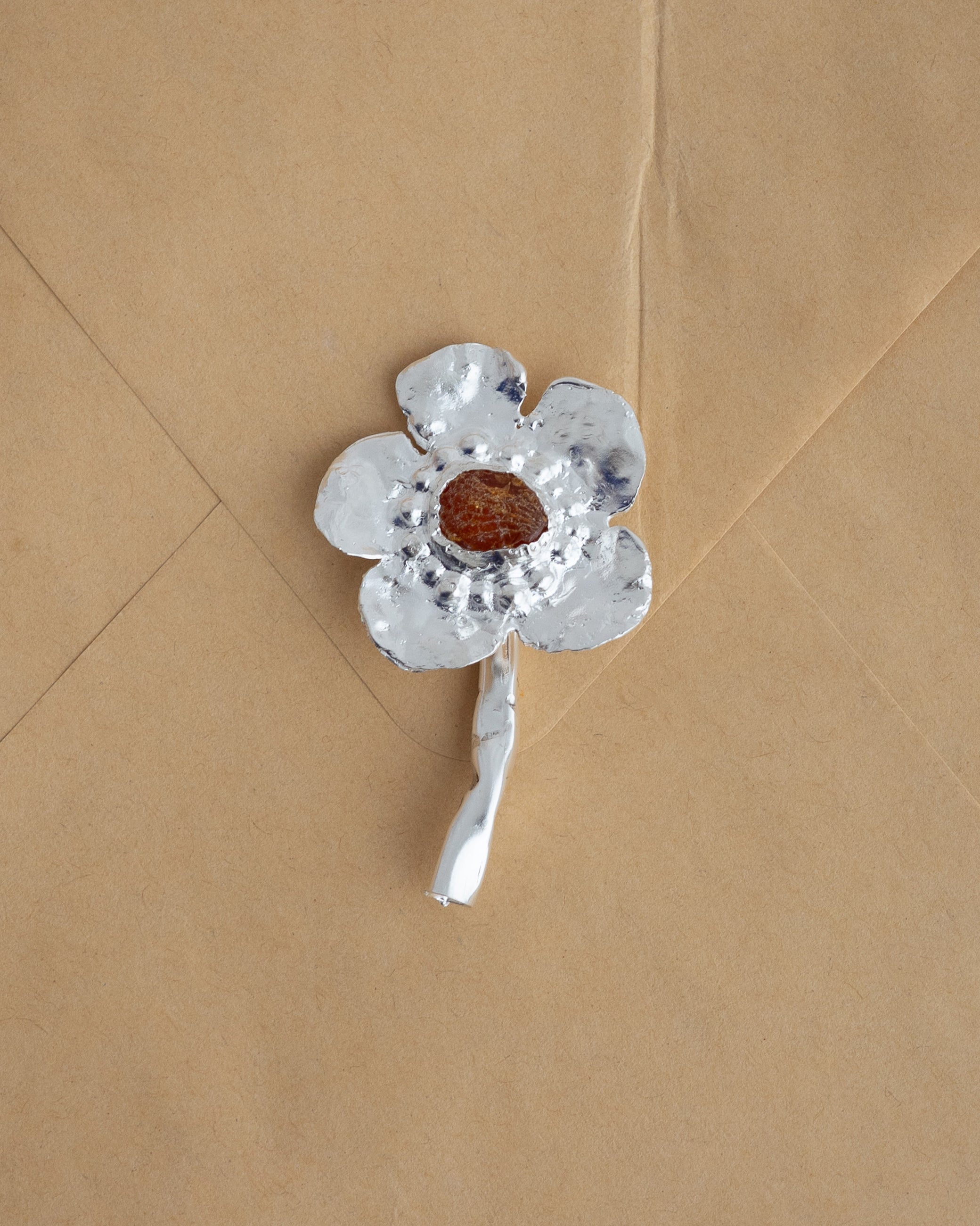 tiny flower brooch