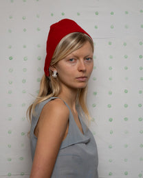 earringed with a mother of pearl