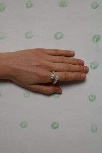 kasper with orange sapphires