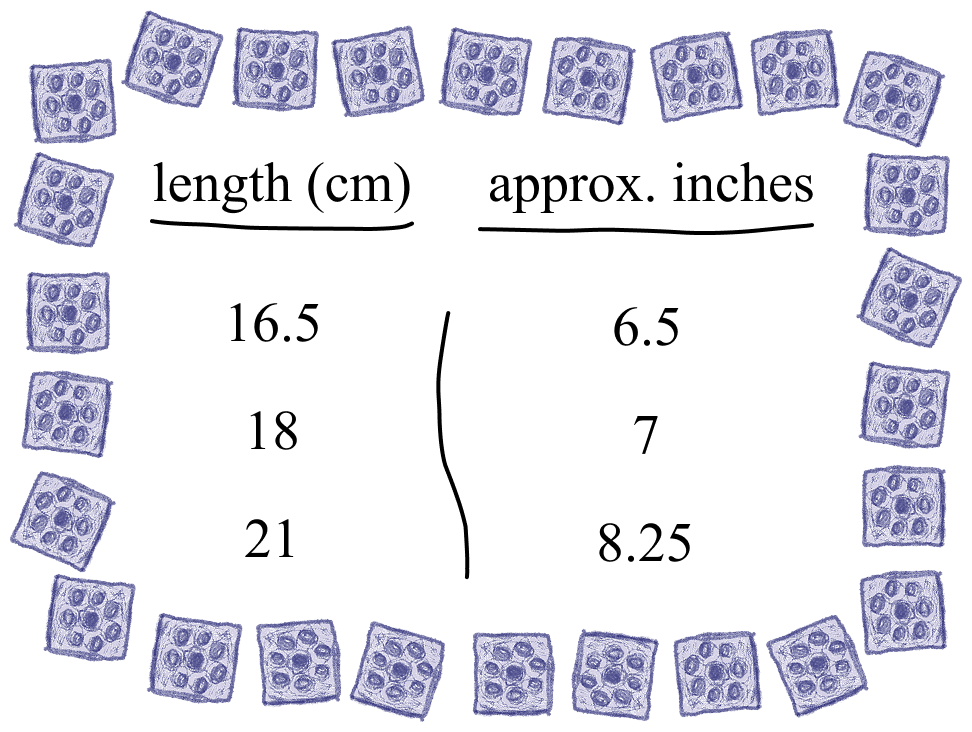 size guide / bracelets