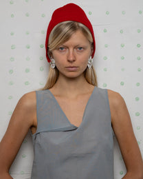 yvonne with morganite, prasiolite and flint