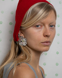 yvonne with morganite, prasiolite and flint